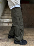 Nylon Cozy Cargo Pants