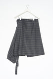 (W) Rier Checked Wool Skirt