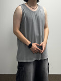 Pigment Over Slit Sleeveless