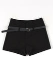 Span belt short pants