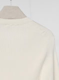 [Premium] Wayne Whole Garment V-neck Knit