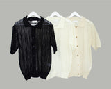 Rian linen collar cardigan