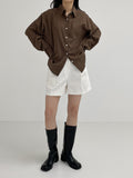Embo Stripe Loose Fit Shirt