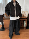 High-neck Crop Nylon Jacket