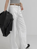 Nude Loose Fit Single Leather Jacket