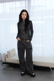 Deer Cargo Zipper Denim