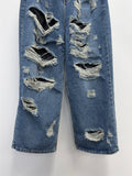 Vintage Badly Ruined Jeans