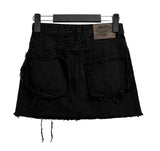 Studded Cotton Skirt