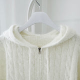 Lia Two-Way Hood Knit Zip-up