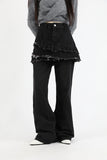 Tiered Layered Unique Jeans