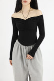 Twist silver leather necklace