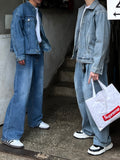 Vintage Non Collar Denim Jacket