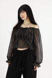 Miya chiffon flower blouse