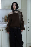 Multi circle studded big bag