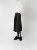 Modern Classic Pleated Midi Skirt