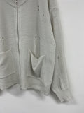 Damage Zip-up Knit