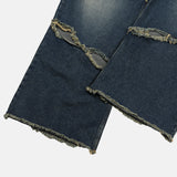 Star Rivet Slash Denim