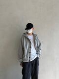 [UNISEX]Button Cotton Hood Jacket