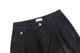 Deal Pocket Two Tuck Wide Denim