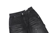 Naughty Double Knee Wide Denim