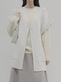 Elly Double Layer Wool Vest