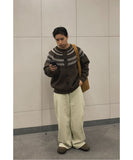 [ 1+1 ] Basic Wide Cotton Pants