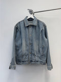 Tuck Medium Washed Denim JK