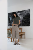 Rivet Pigment Crop Tee