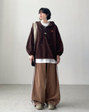 Mori Eyelet Hood Knit