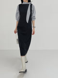 Two-Way Boatneck Sleeveless Long One Piece