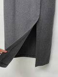 Hidden Wool Slit Skirt