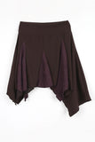 Lace unbalanced cutting skirt