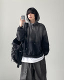 Martina Washing Denim Hoodie