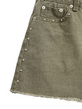 Studded Cotton Skirt