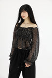 Miya chiffon flower blouse