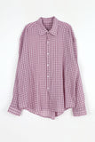 Mono seersucker check shirt