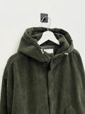Borden Corduroy Hooded Short Coat