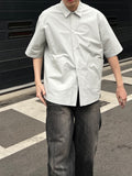 Hidden Pocket Half Shirt