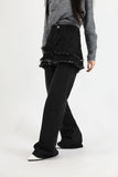 Tiered Layered Unique Jeans