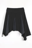 Lace unbalanced cutting skirt