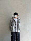 [UNISEX]Button Cotton Hood Jacket