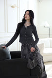 Pulli ribbed shirring tee