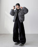 Heart Pocket Wide Pants