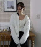 Fluffy Mongle Fur Cardigan
