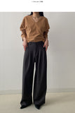 Kio Two-Tuck Wide Slacks