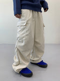 Unisex Slick Corduroy Cargo Pants