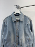 Tuck Medium Washed Denim JK