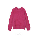 shaggy angora knit