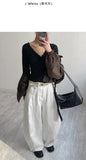741 Cotton Balloon Wide Pants
