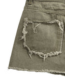 Studded Cotton Skirt